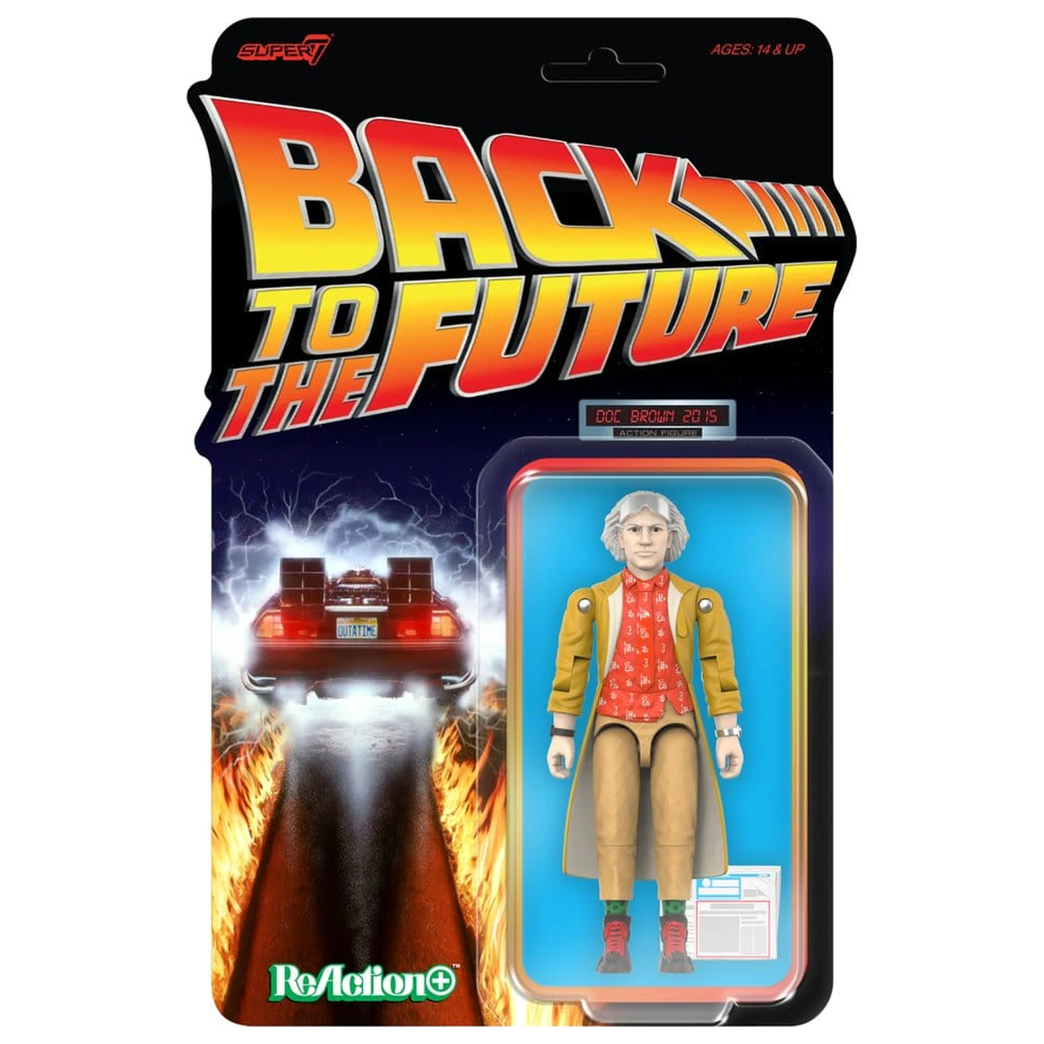 Back to the Future ReAction+ akcijska figura Val 02 Dr. Emmett Brown (2015) fotografija izdelka