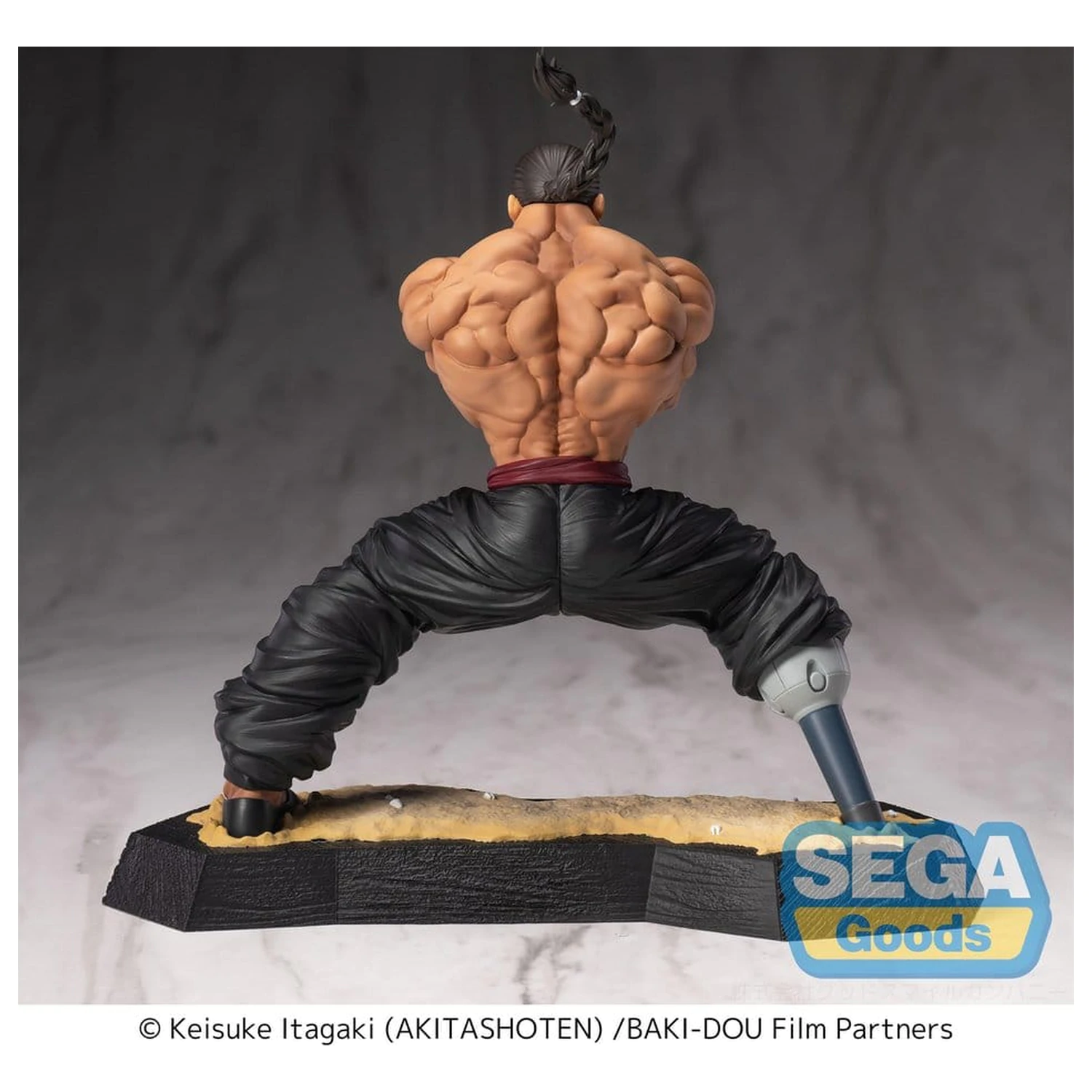 Baki-Dou Luminasta PVC figura Kaioh Retsu 15 cm fotografija izdelka