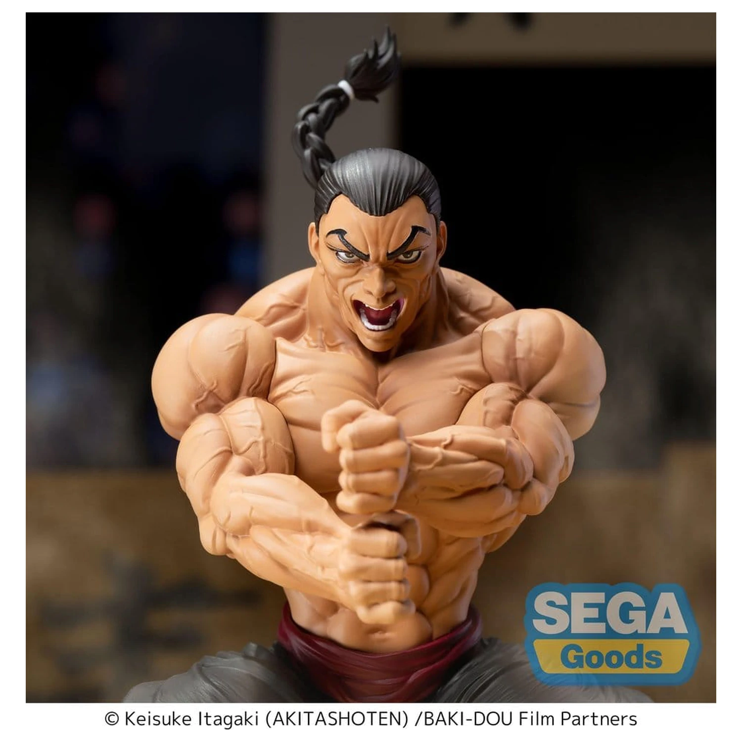 Baki-Dou Luminasta PVC figura Kaioh Retsu 15 cm fotografija izdelka