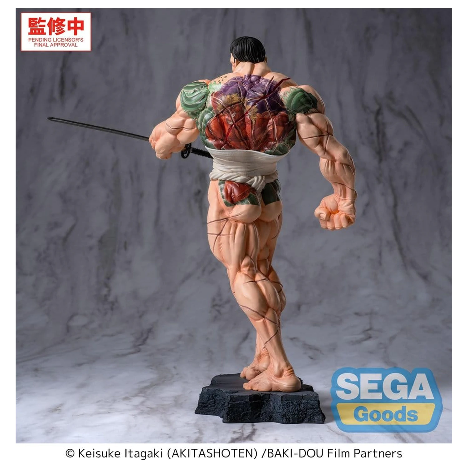 Baki-Dou Luminasta PVC figura Kaoru Hanayama 23 cm fotografija izdelka