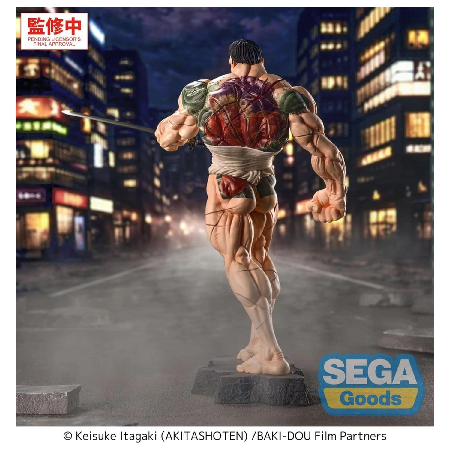 Baki-Dou Luminasta PVC figura Kaoru Hanayama 23 cm fotografija izdelka
