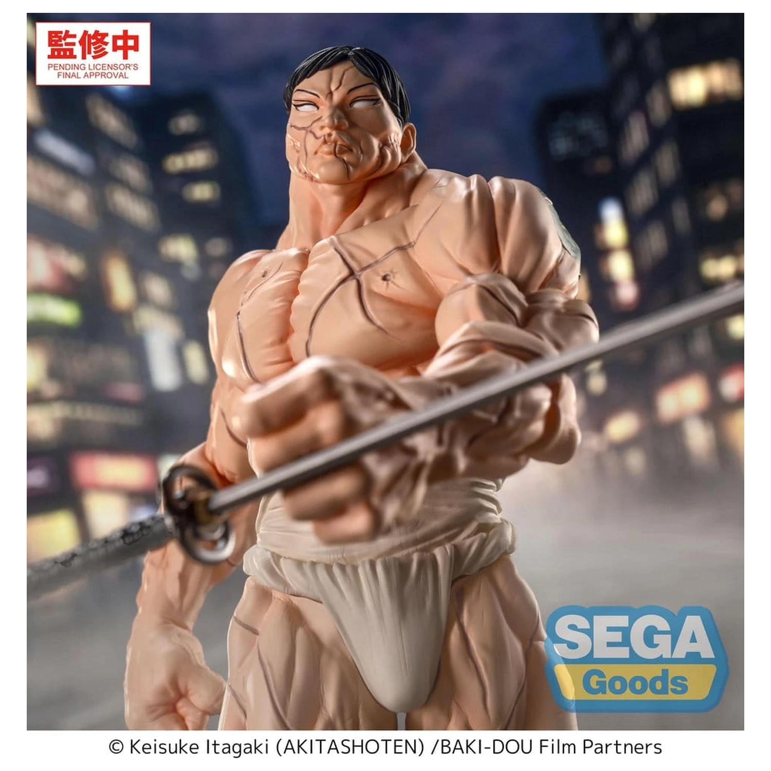 Baki-Dou Luminasta PVC figura Kaoru Hanayama 23 cm fotografija izdelka