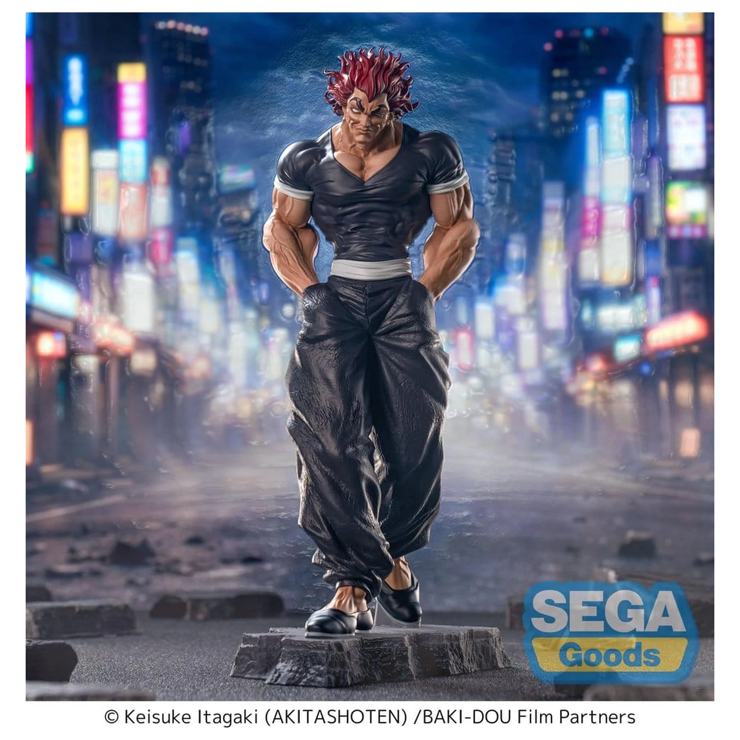 Baki-Dou Luminasta PVC figura Yujiro Hanma 25 cm fotografija izdelka