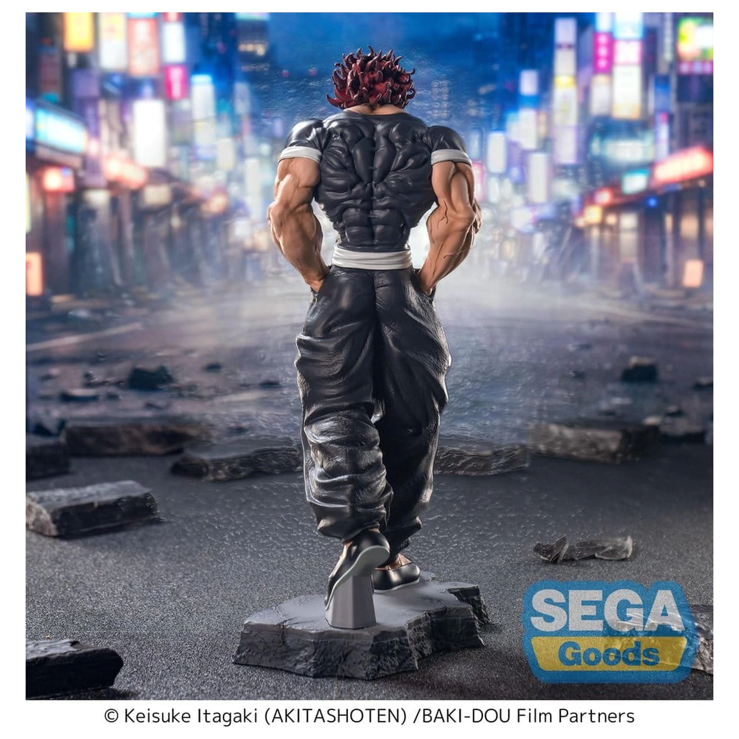 Baki-Dou Luminasta PVC figura Yujiro Hanma 25 cm fotografija izdelka