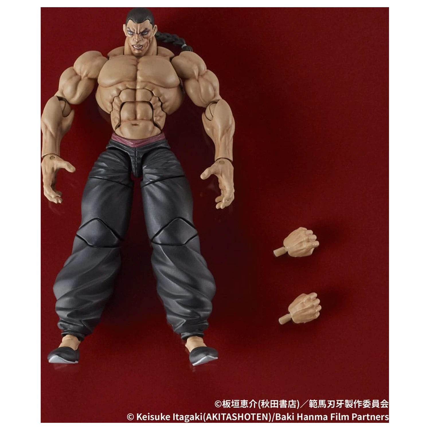 Baki Hanma Digaction Akcijska figura Retsu Kaioh 7 cm fotografija izdelka