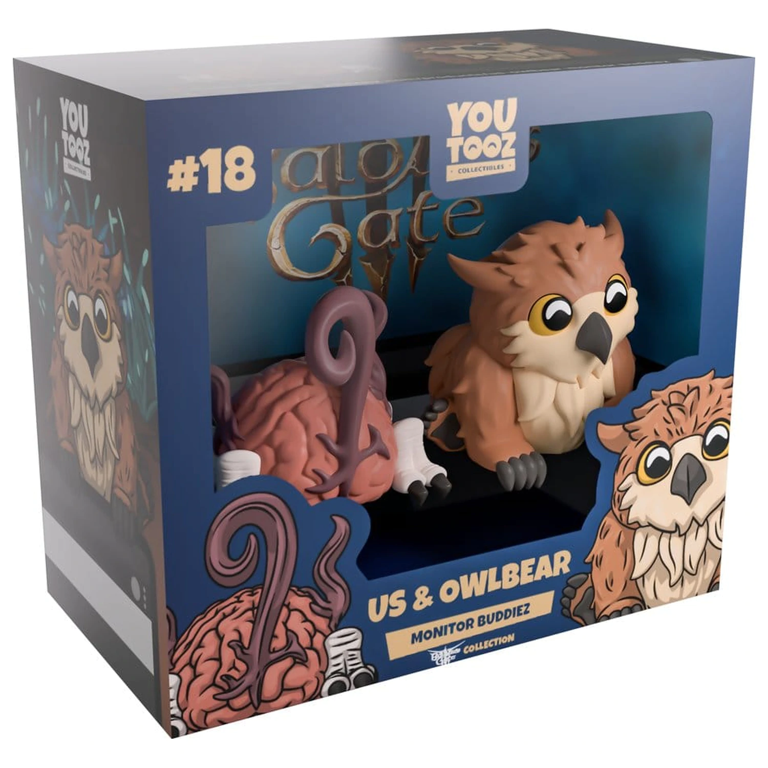 Baldur's Gate 3 vinilni figurici Us & Owlbear 4 cm fotografija izdelka