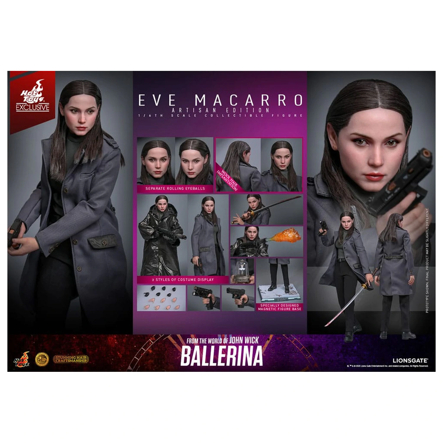 Ballerina Action Figure 1/6 Eve Macarro (Artisan Edition) 28 cm fotografija izdelka