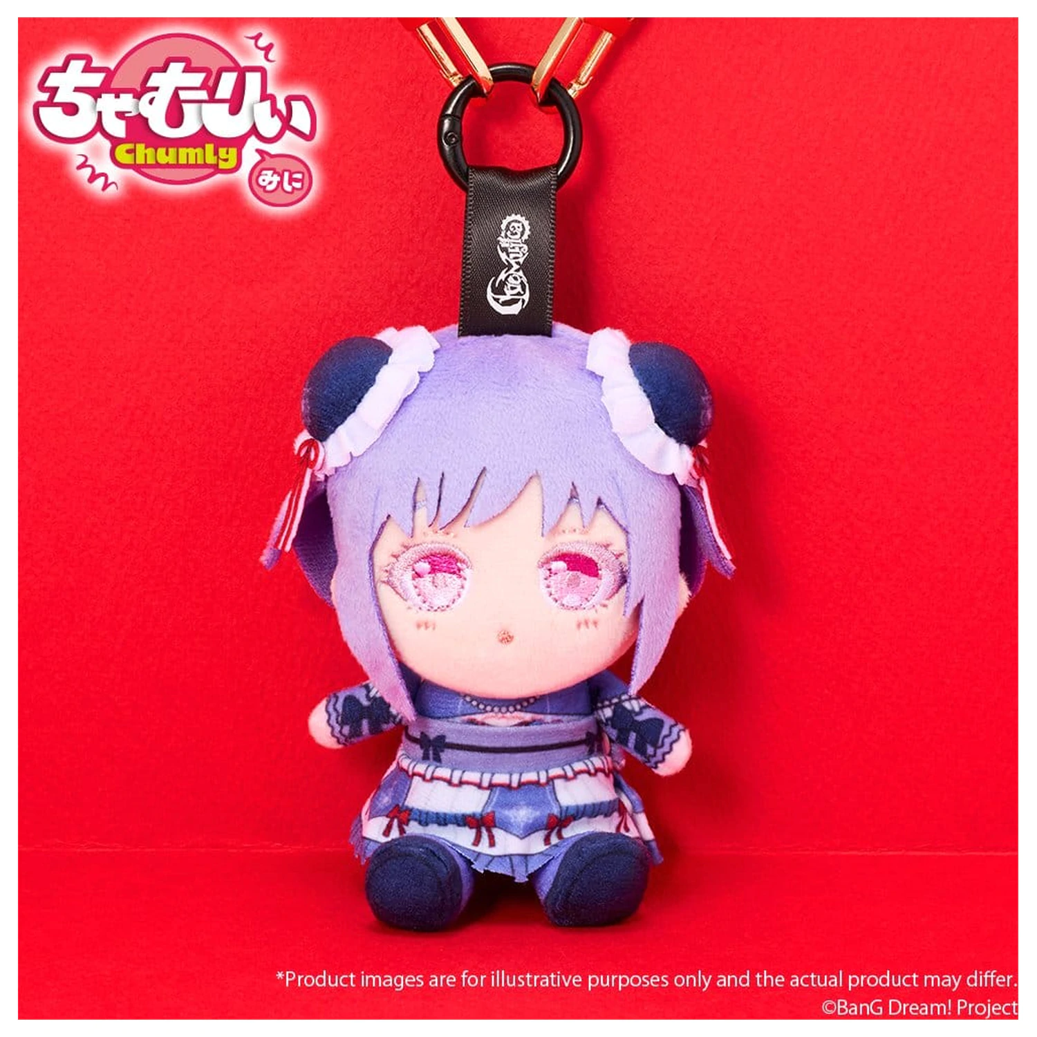 BanG Dream! Chamuri mini plišasti obesek za ključe Ave Mujica Senbi Toryo Ver. Amoris 10 cm fotografija izdelka