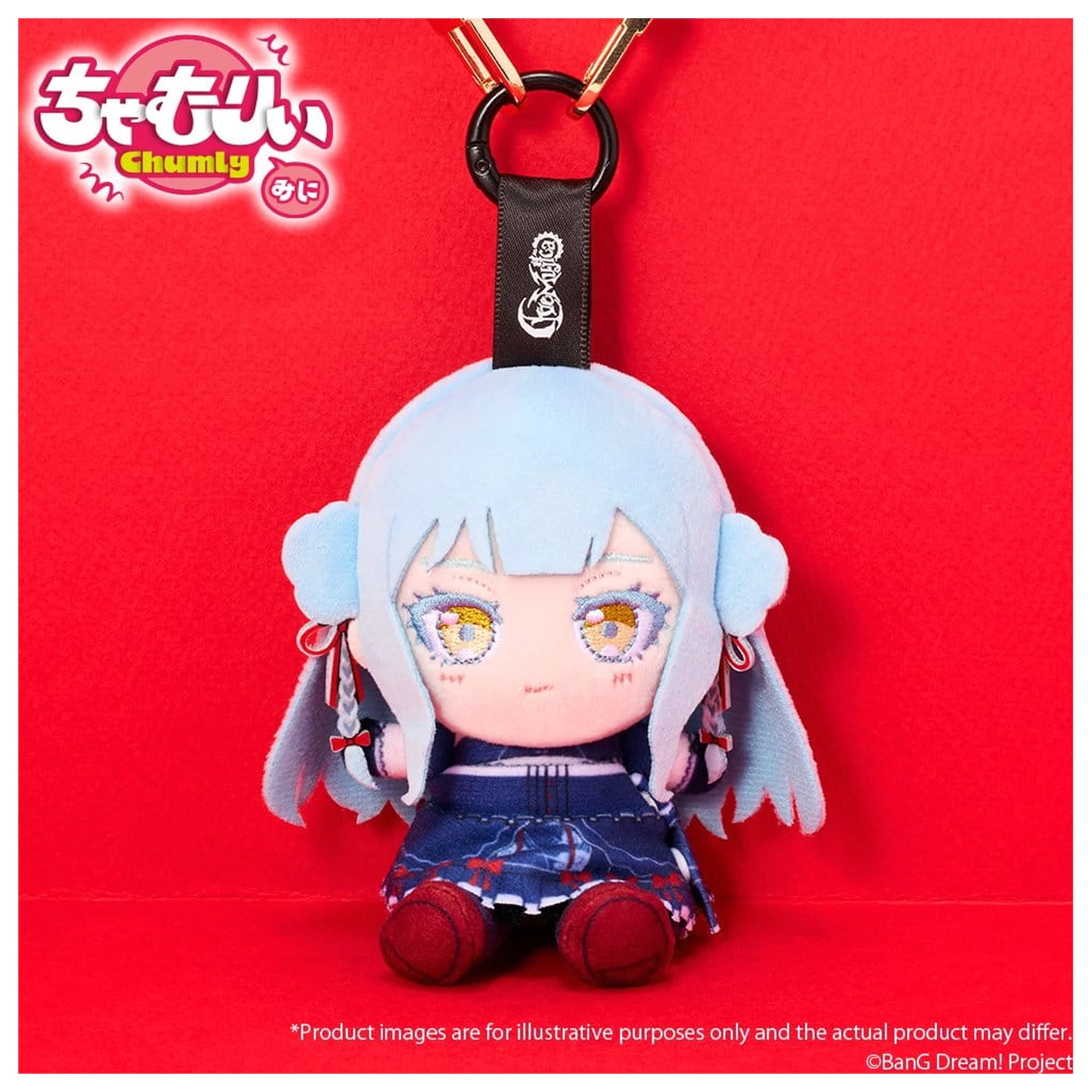 BanG Dream! Chamuri Mini plišasti obesek za ključe Ave Mujica Senbi Toryo Ver. Oblivionis 10 cm fotografija izdelka