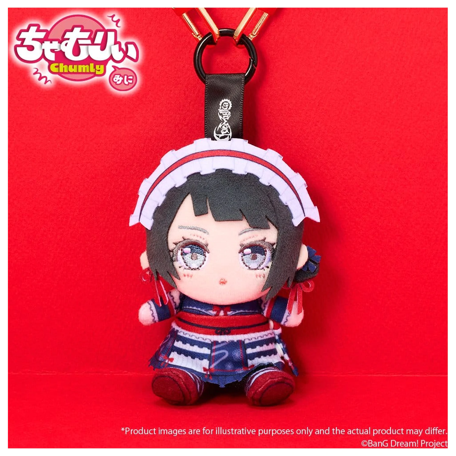 BanG Dream! Chamuri Mini plišasti obesek za ključe Ave Mujica Senbi Toryo Ver. Timoris 10 cm fotografija izdelka