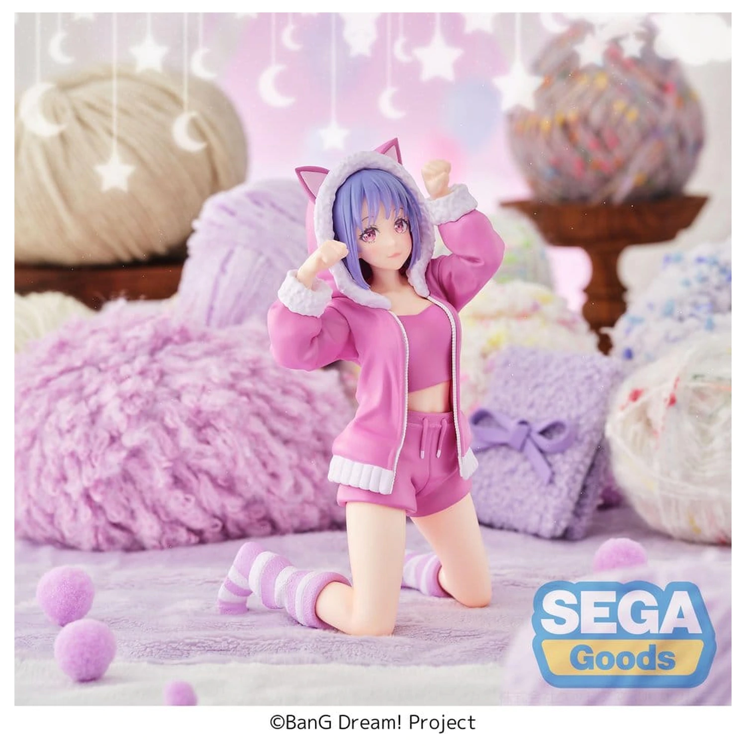 BanG Dream! Yumemirize PVC figura Nyamu Yutenji Pajama Party! 16 cm fotografija izdelka