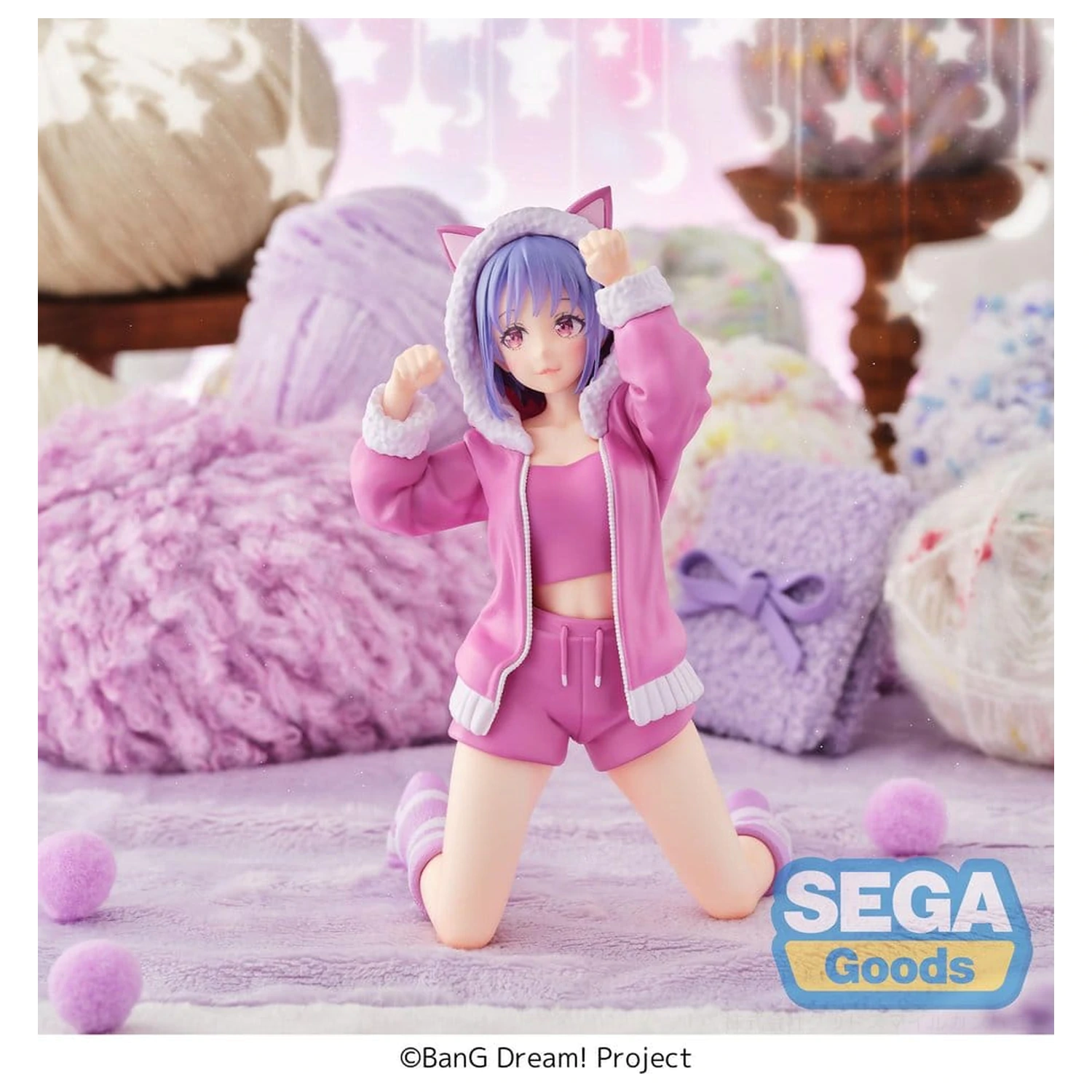 BanG Dream! Yumemirize PVC figura Nyamu Yutenji Pajama Party! 16 cm fotografija izdelka