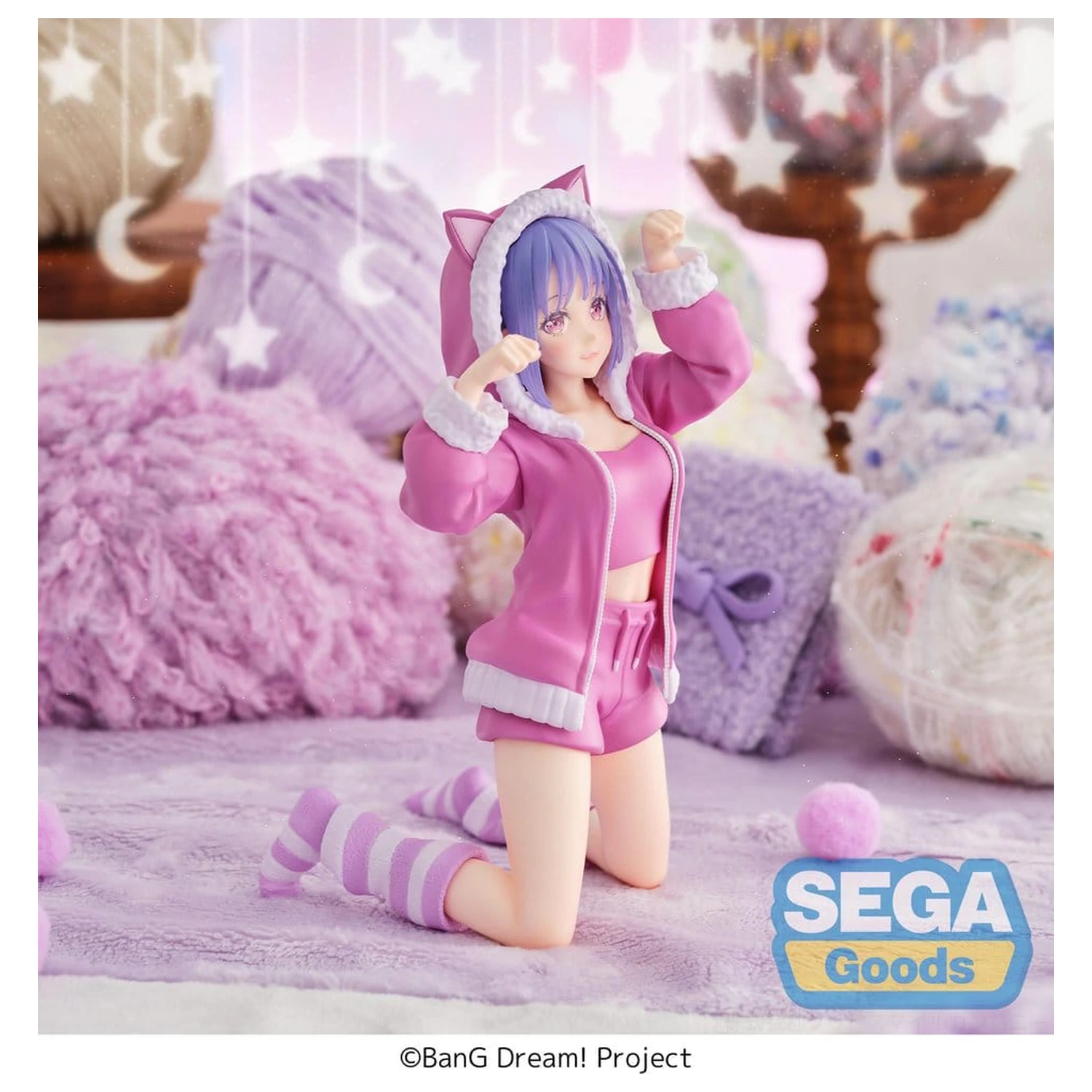 BanG Dream! Yumemirize PVC figura Nyamu Yutenji Pajama Party! 16 cm fotografija izdelka