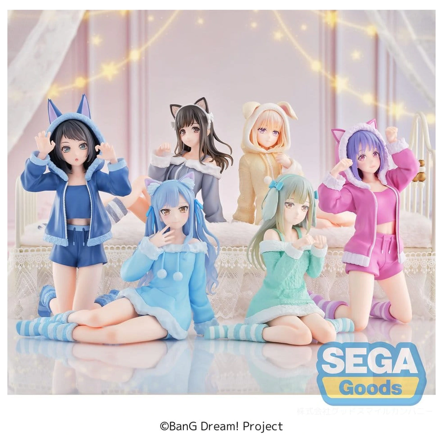 BanG Dream! Yumemirize PVC figura Uika Misumi Pajama Party! 9 cm fotografija izdelka