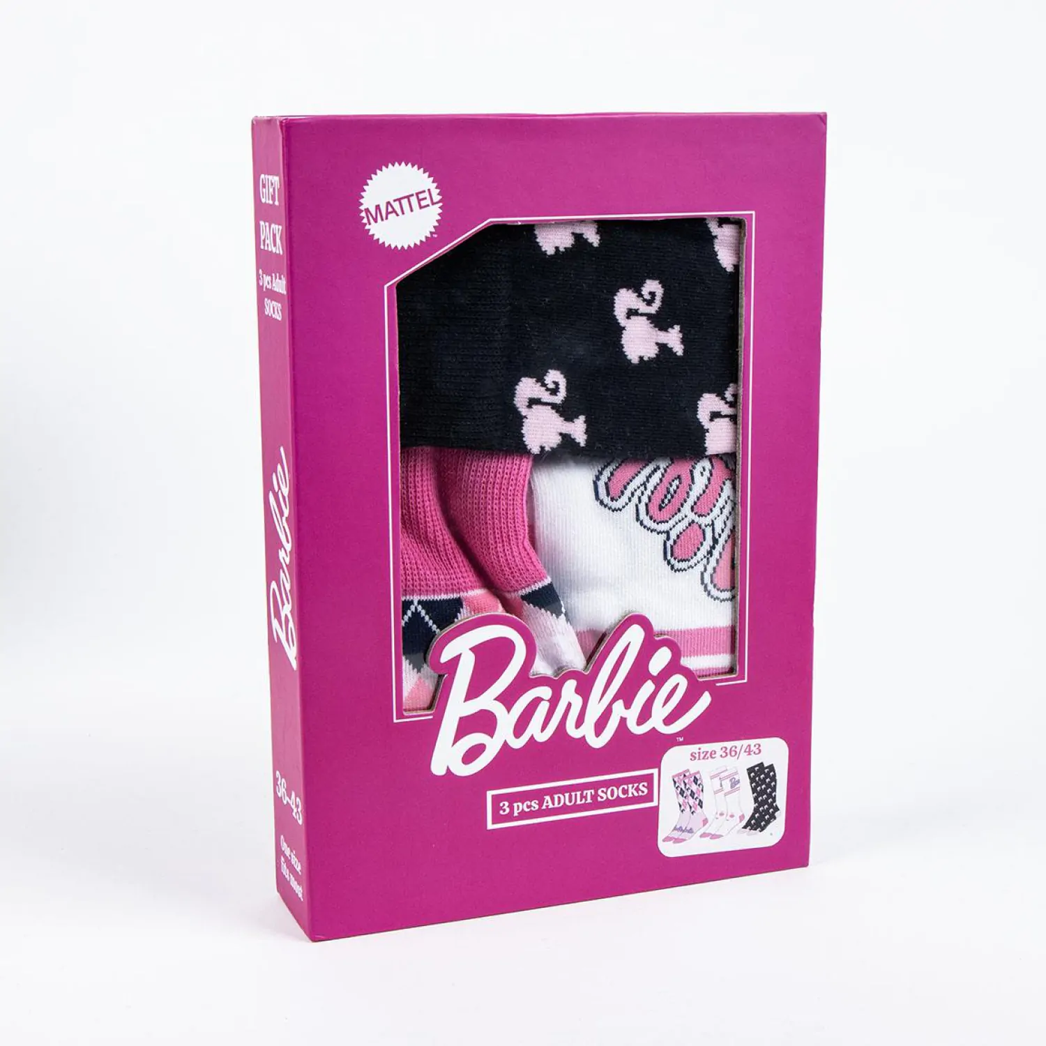 Barbie paket 3 odrasle nogavice fotografija izdelka