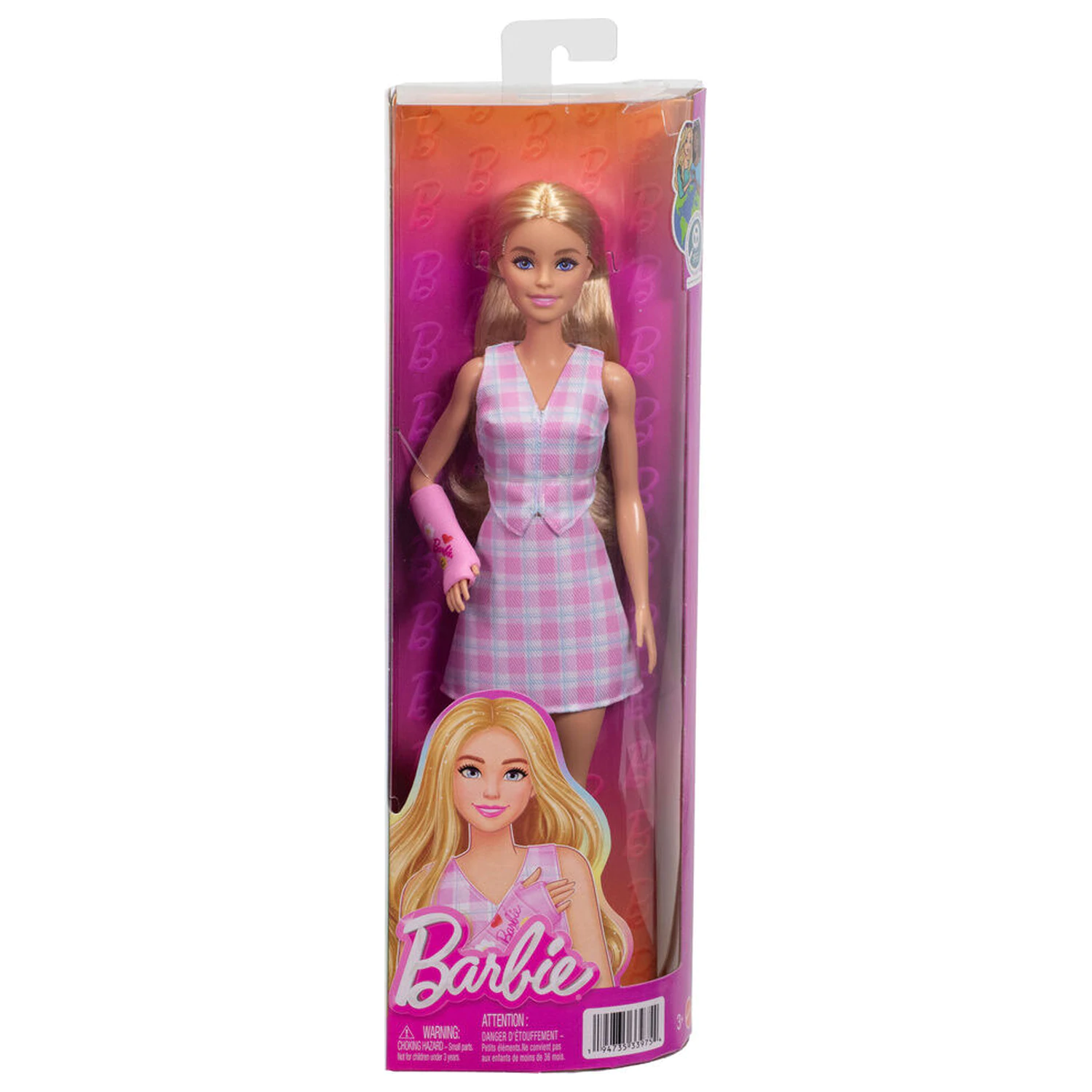 Barbie punčka z mavcem na roki fotografija izdelka