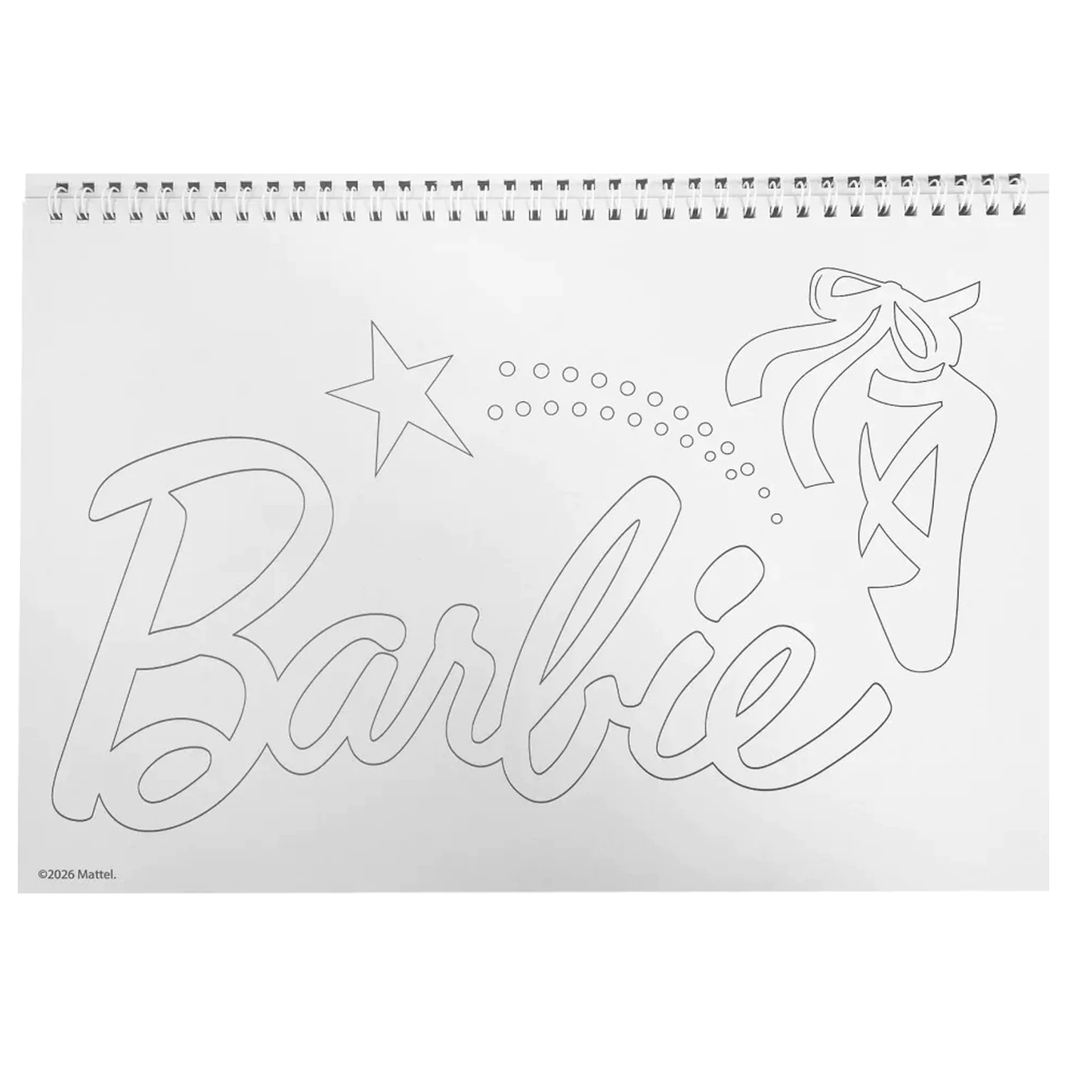 Barbie Balerina A4 Spiralni skicirni blok 40 listov z nalepkami fotografija izdelka