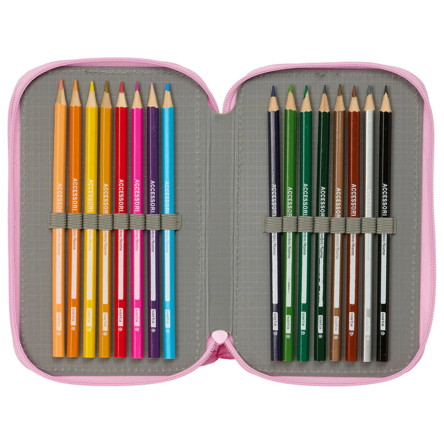 Barbie Ballet trojni etui za svinčnike 37 kosov fotografija izdelka