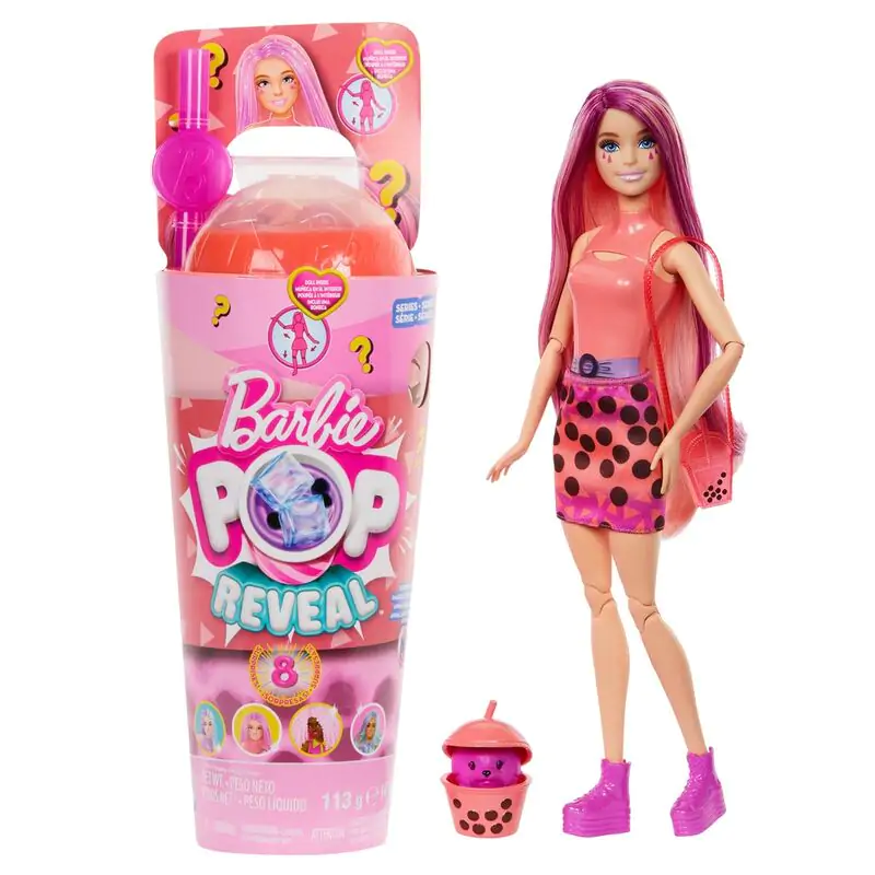 Barbie Bubble Mango Mochi Tea Pop Reveal lutka fotografija izdelka