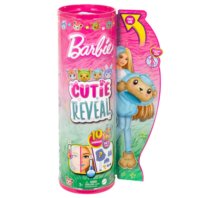 Barbie Chelsea Cutie Reveal serija kostumi punčka delfin medvedek fotografija izdelka
