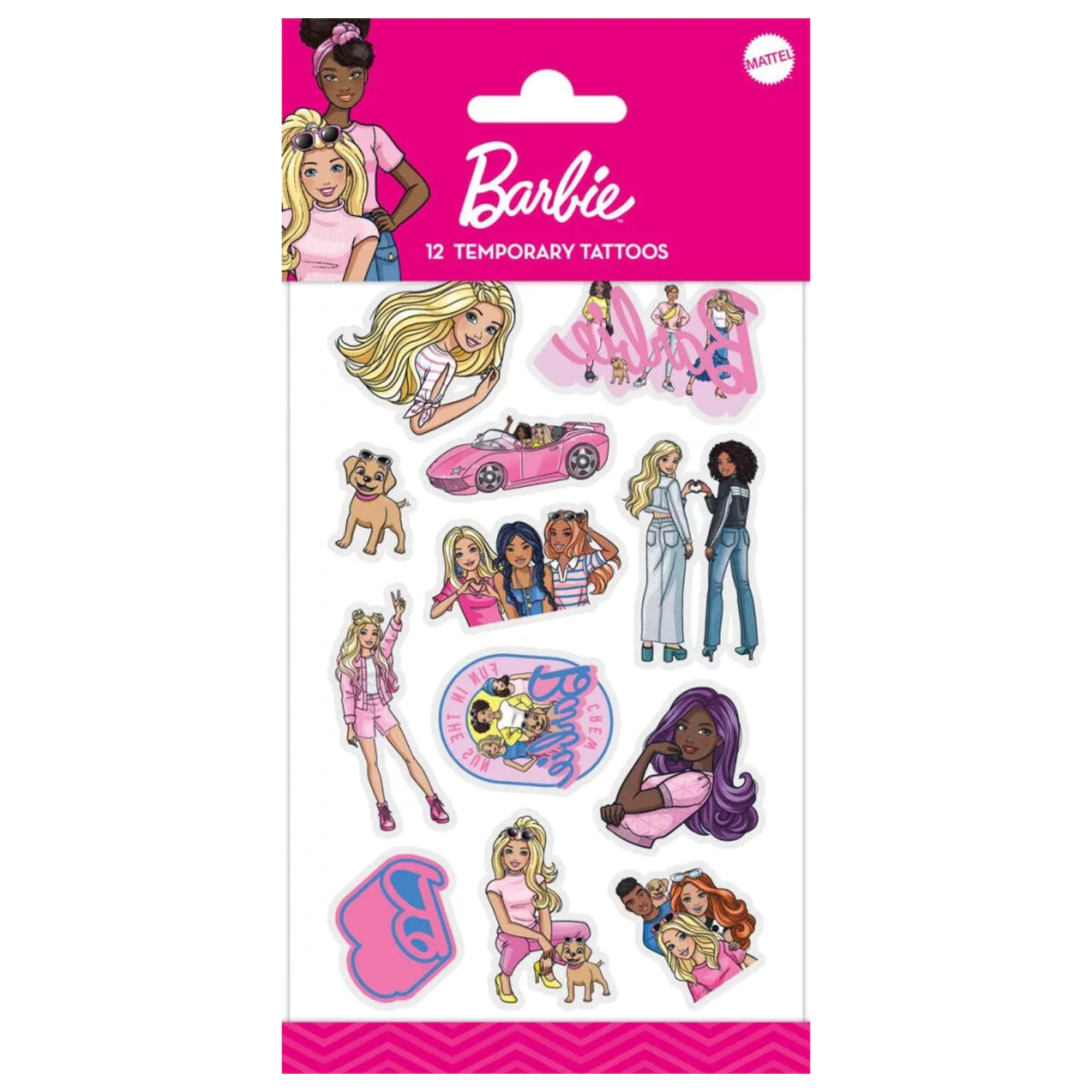 Barbie Crew tattoo, 12-delni set fotografija izdelka