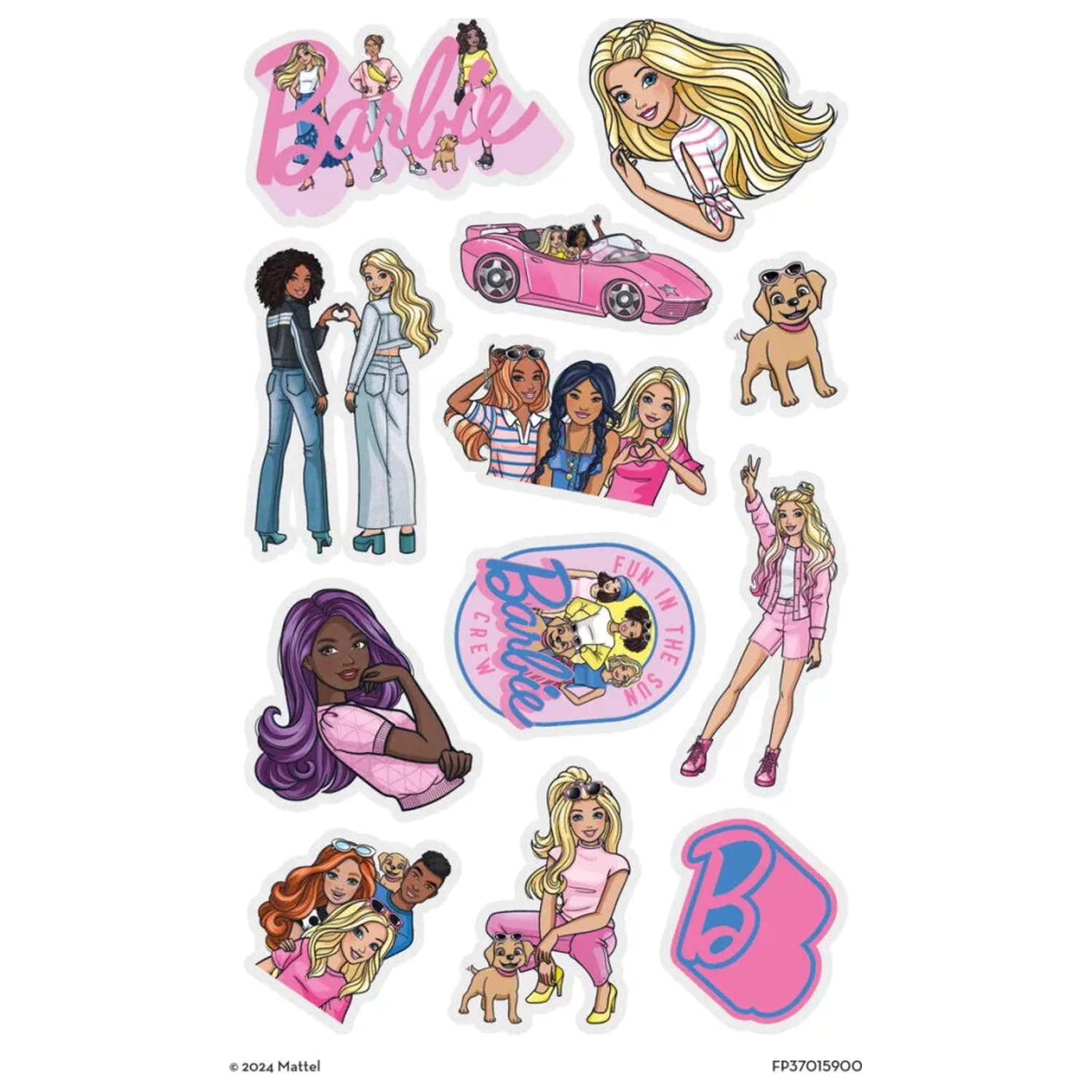 Barbie Crew tattoo, 12-delni set fotografija izdelka