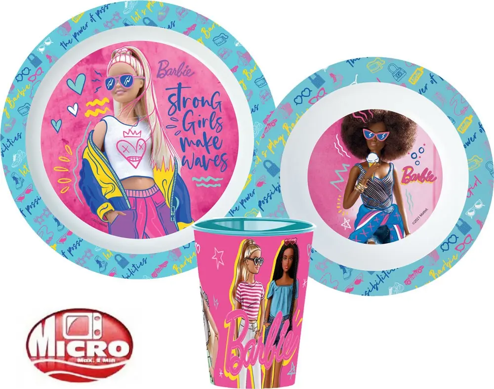 Barbie jedilni servis, Micro Plastic Set fotografija izdelka