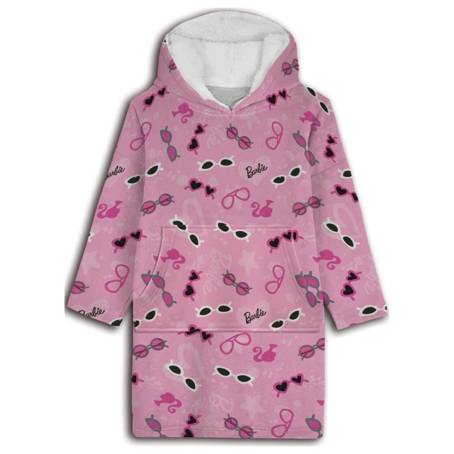 Barbie očala odeja pončo iz pliša in flisa za odrasle fotografija izdelka