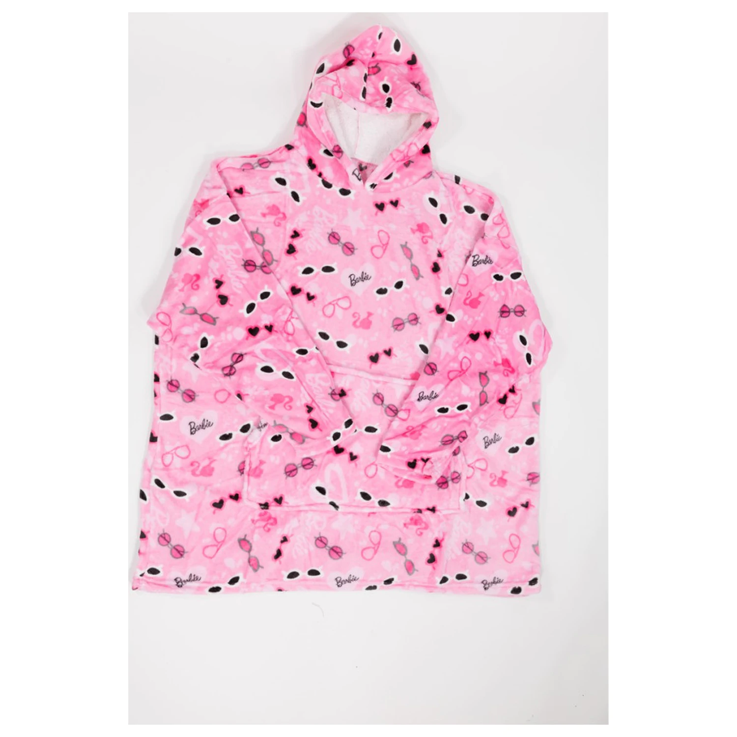 Barbie očala odeja pončo iz pliša in flisa za odrasle fotografija izdelka