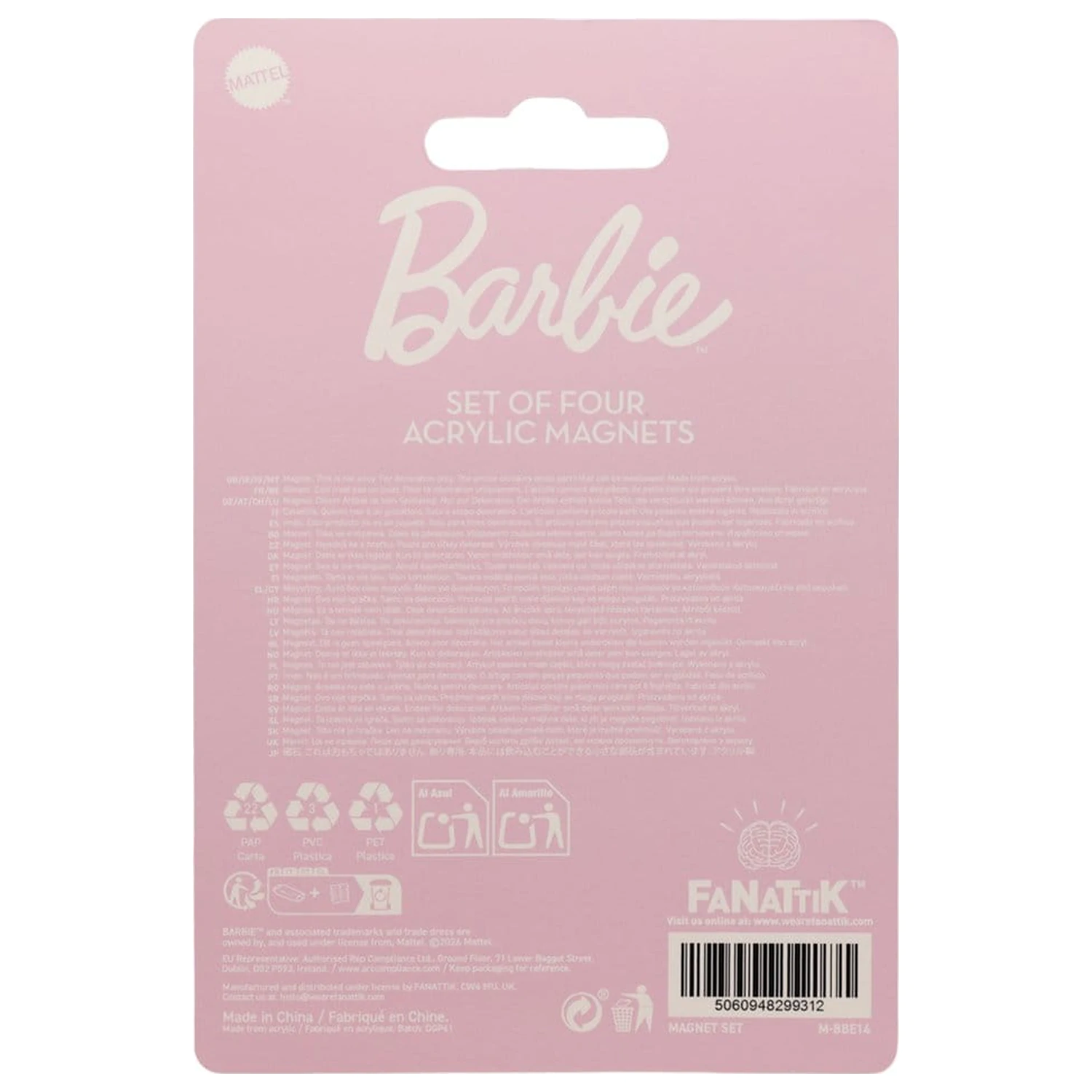 Barbie komplet magnetov Malibu Barbie fotografija izdelka