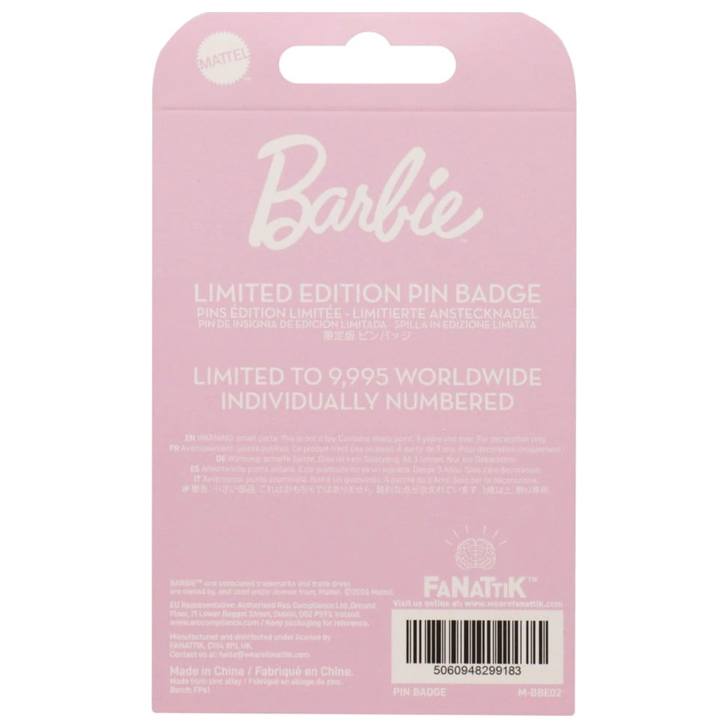 Barbie pin značka omejena izdaja fotografija izdelka