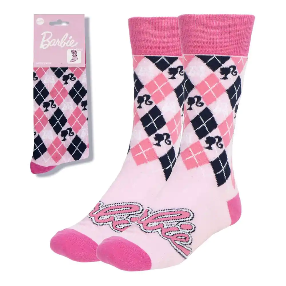 Barbie Nogavice Logo Pink 36-43 fotografija izdelka