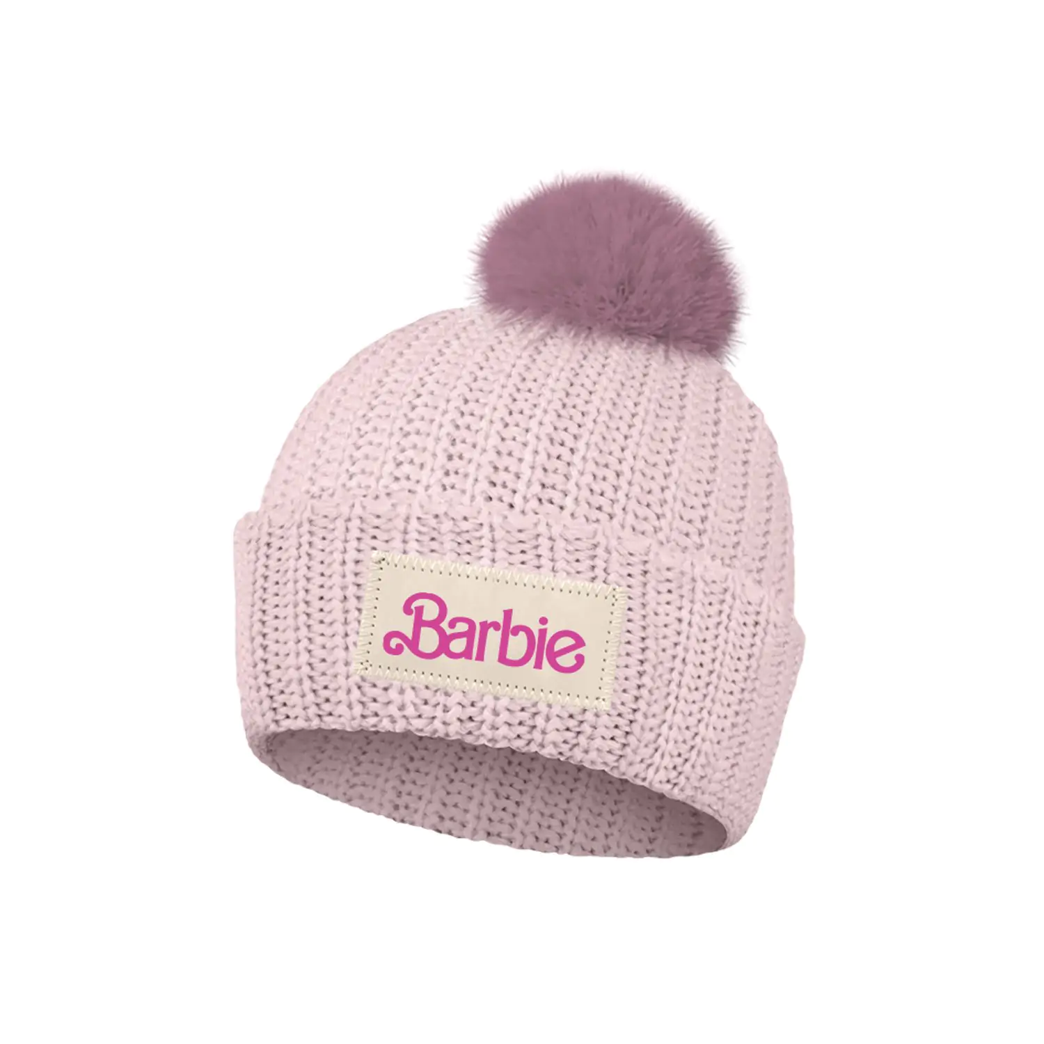 BARBIE Logo Pompom Pletena Kapa 56/58 cm fotografija izdelka