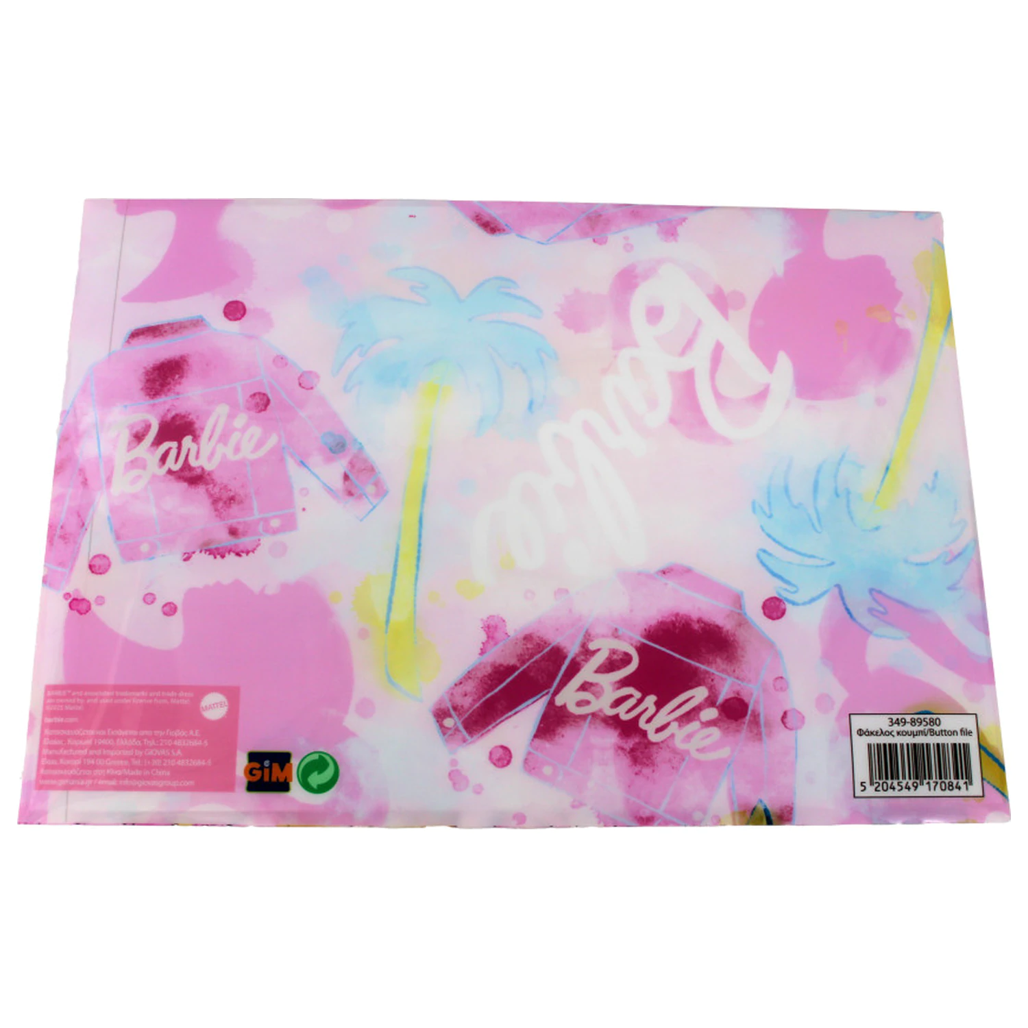 Barbie Paints A/4 denarnica za dokumente fotografija izdelka