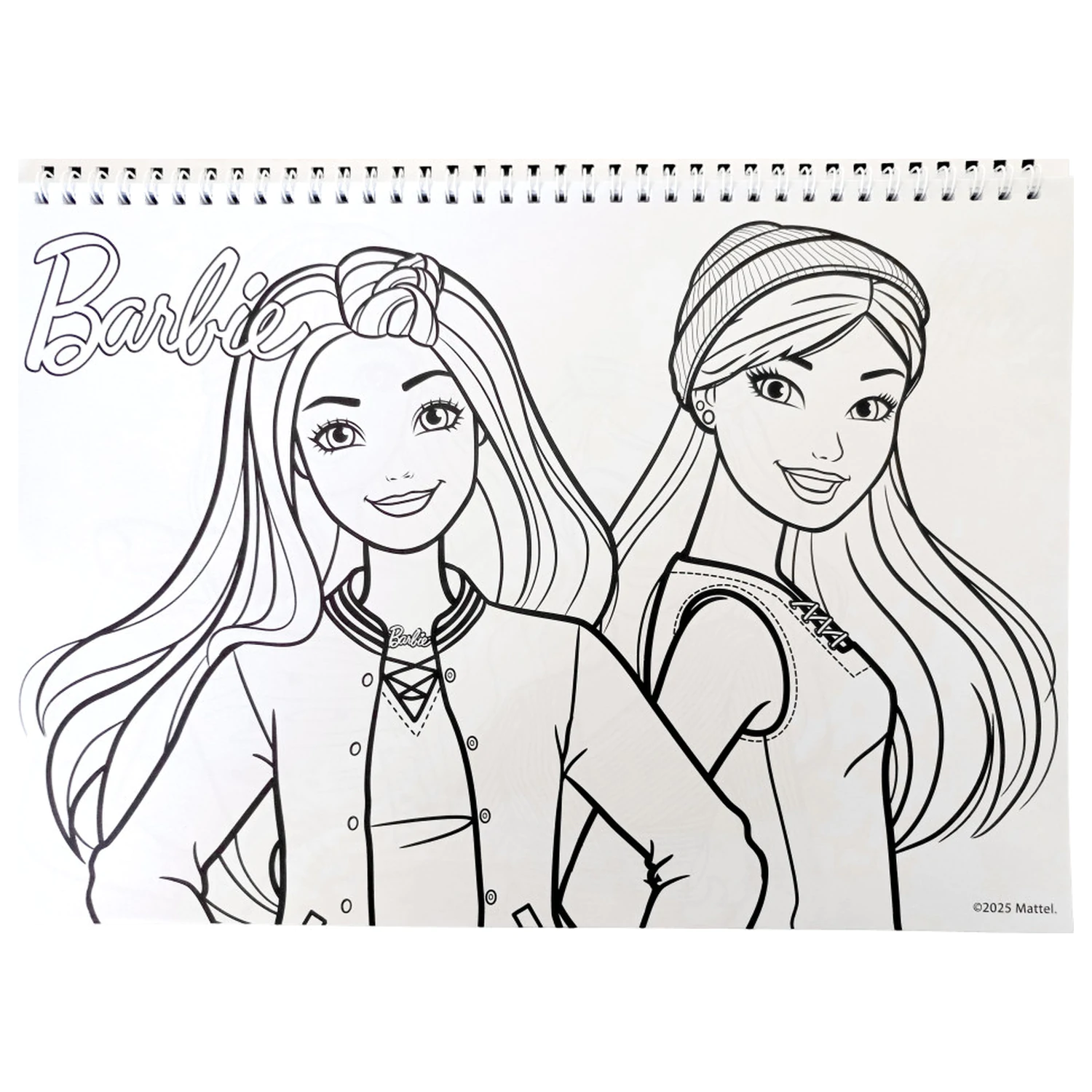 Barbie Paints A/4 Spiralni skicirni blok 40 listov z nalepkami fotografija izdelka