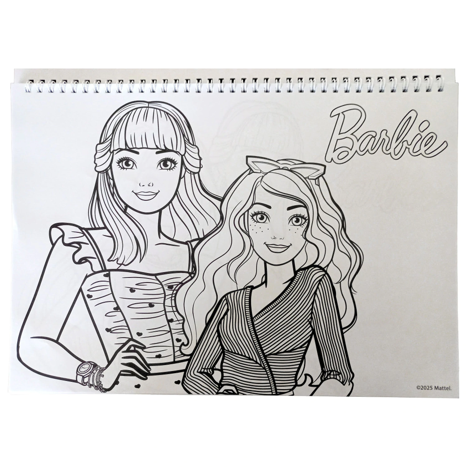 Barbie Paints A/4 Spiralni skicirni blok 40 listov z nalepkami fotografija izdelka