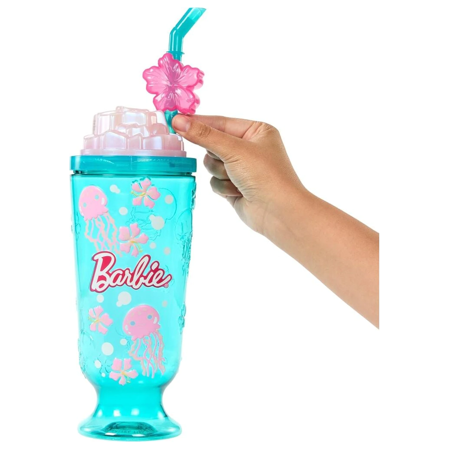 Barbie Pop Reveal Sea Breeze Blue skodelica punčka fotografija izdelka