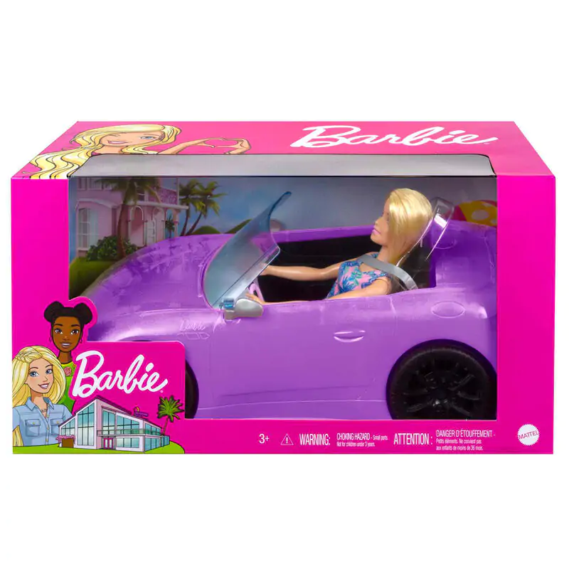 Barbie Vijolični kabriolet + punčka fotografija izdelka