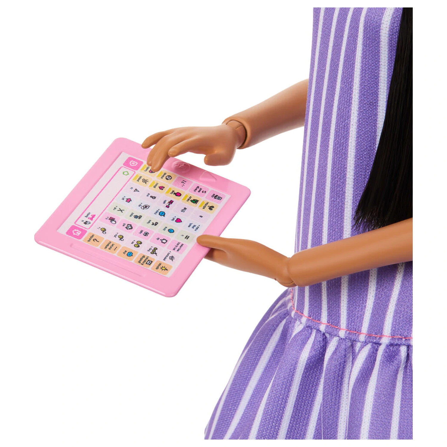 Barbie Purple Stripes punčka fotografija izdelka