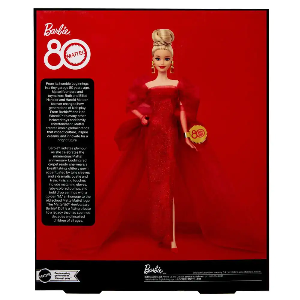 Barbie Signature Doll 80th Anniversary Blonde fotografija izdelka