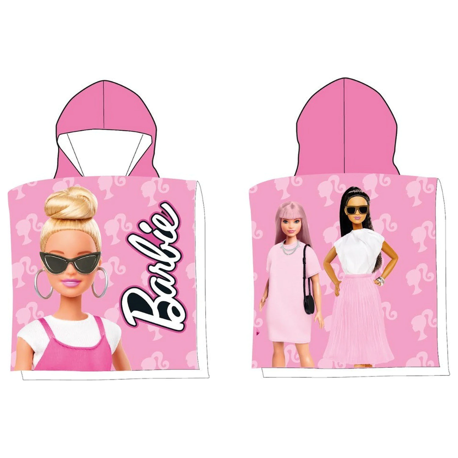 Barbie Street Style pončo brisača za plažo 50x100 cm fotografija izdelka