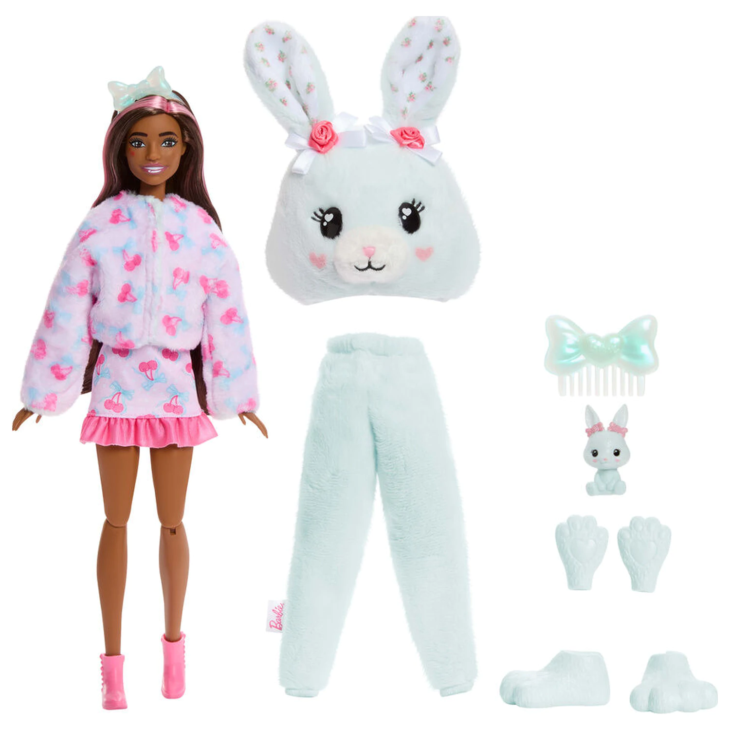 Barbie Sweet Ties Cutie Reveal Mint Bunny lutka fotografija izdelka
