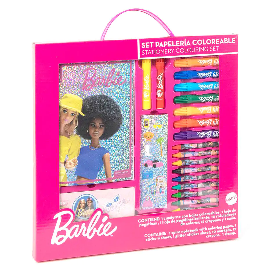Barbie set za barvanje in pisarniški pripomočki fotografija izdelka