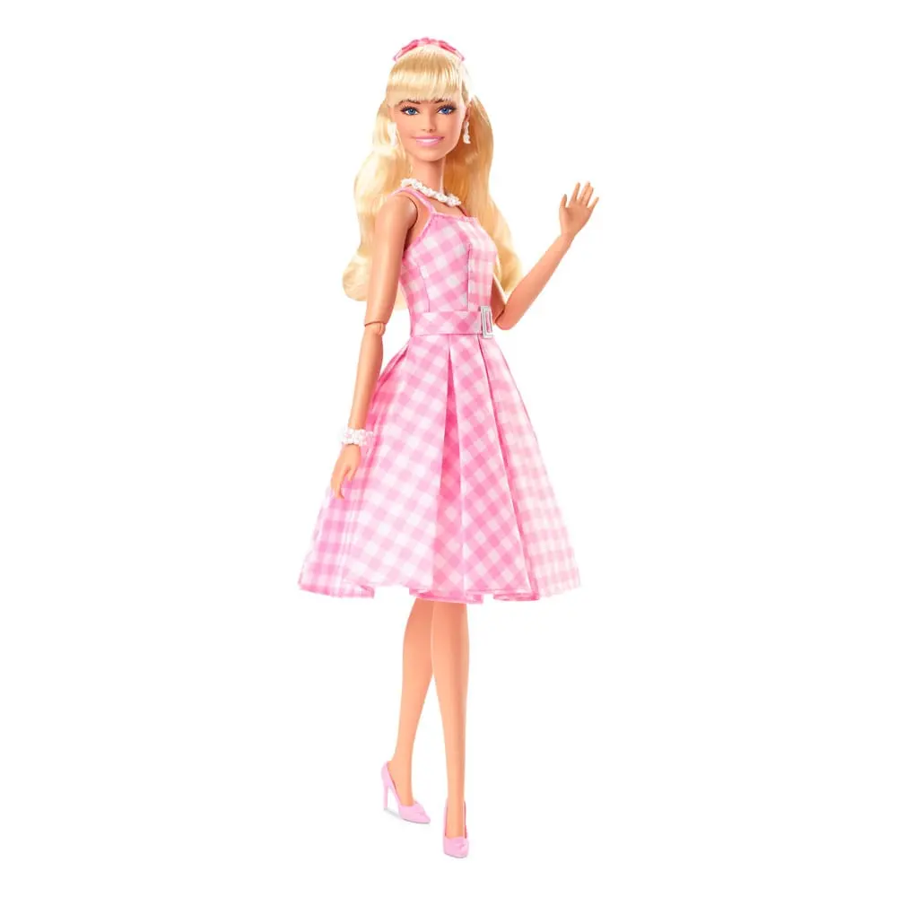 Barbie The Movie Doll Barbie v roza obleki Gingham [POŠKODOVANO PAKIRANJE] fotografija izdelka