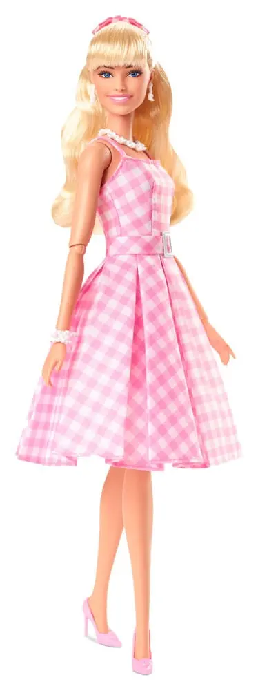 Barbie The Movie Doll Barbie v roza obleki Gingham [POŠKODOVANO PAKIRANJE] fotografija izdelka