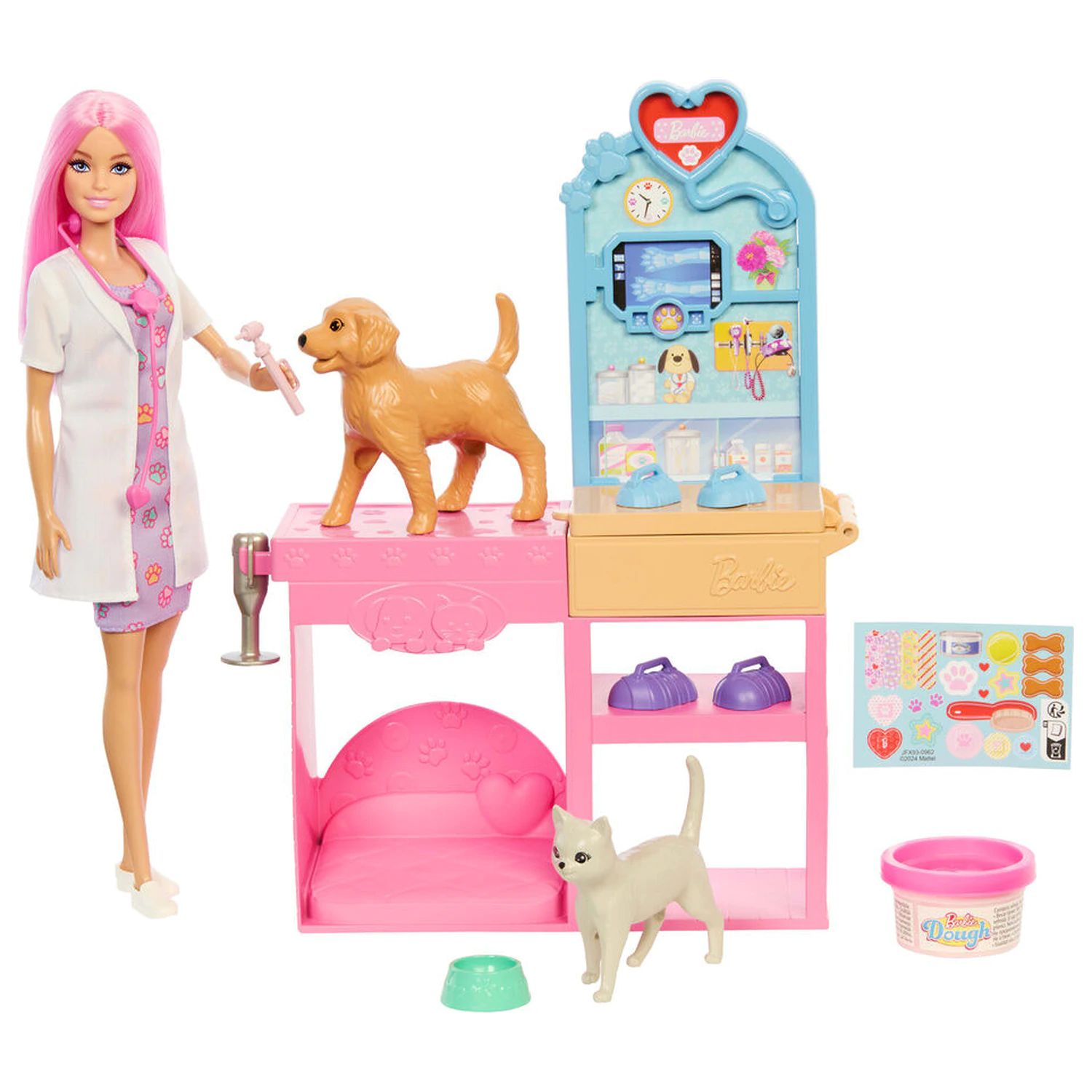 Barbie veterinarska klinika igralni komplet fotografija izdelka