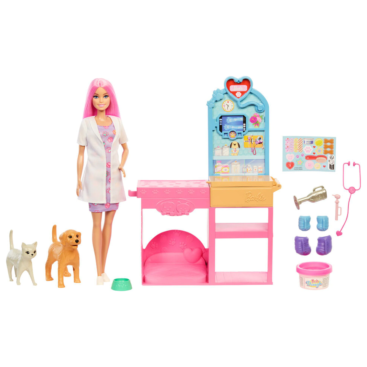 Barbie veterinarska klinika igralni komplet fotografija izdelka