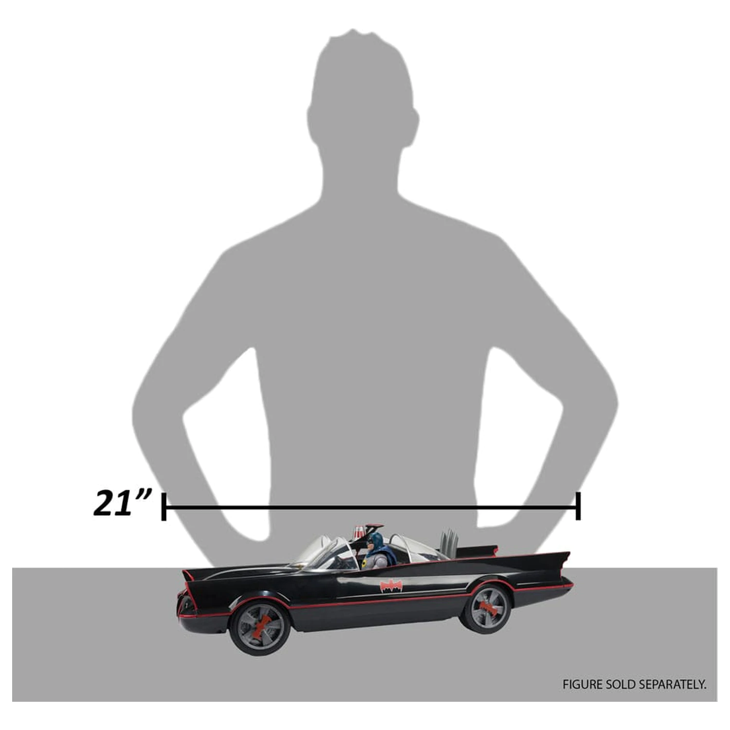 Batman (1966) DC Multiverse Vozilo Batmobil 53 cm fotografija izdelka