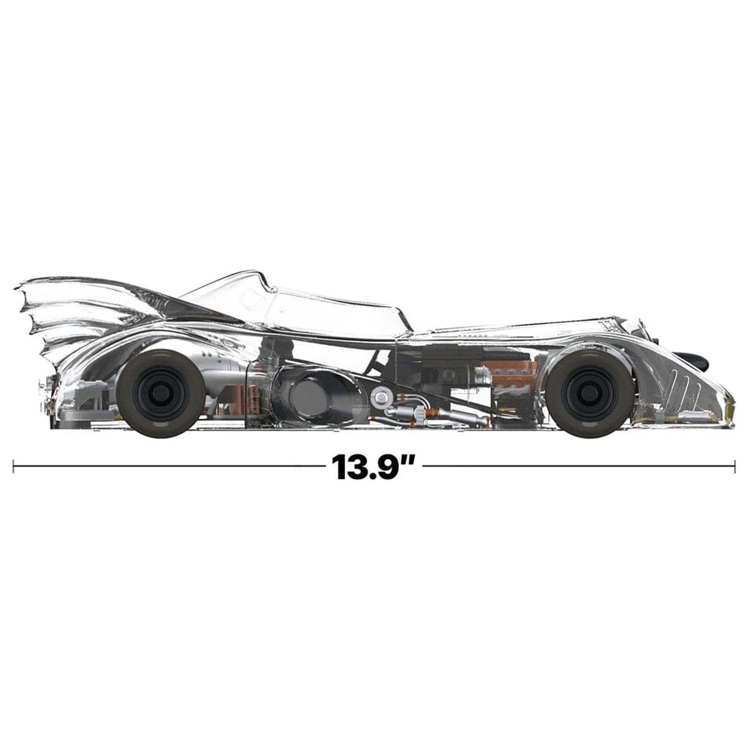 Batman 1989 Super Cyborg Vozilo Batmobile 1989 (Prosojno) 35 cm fotografija izdelka