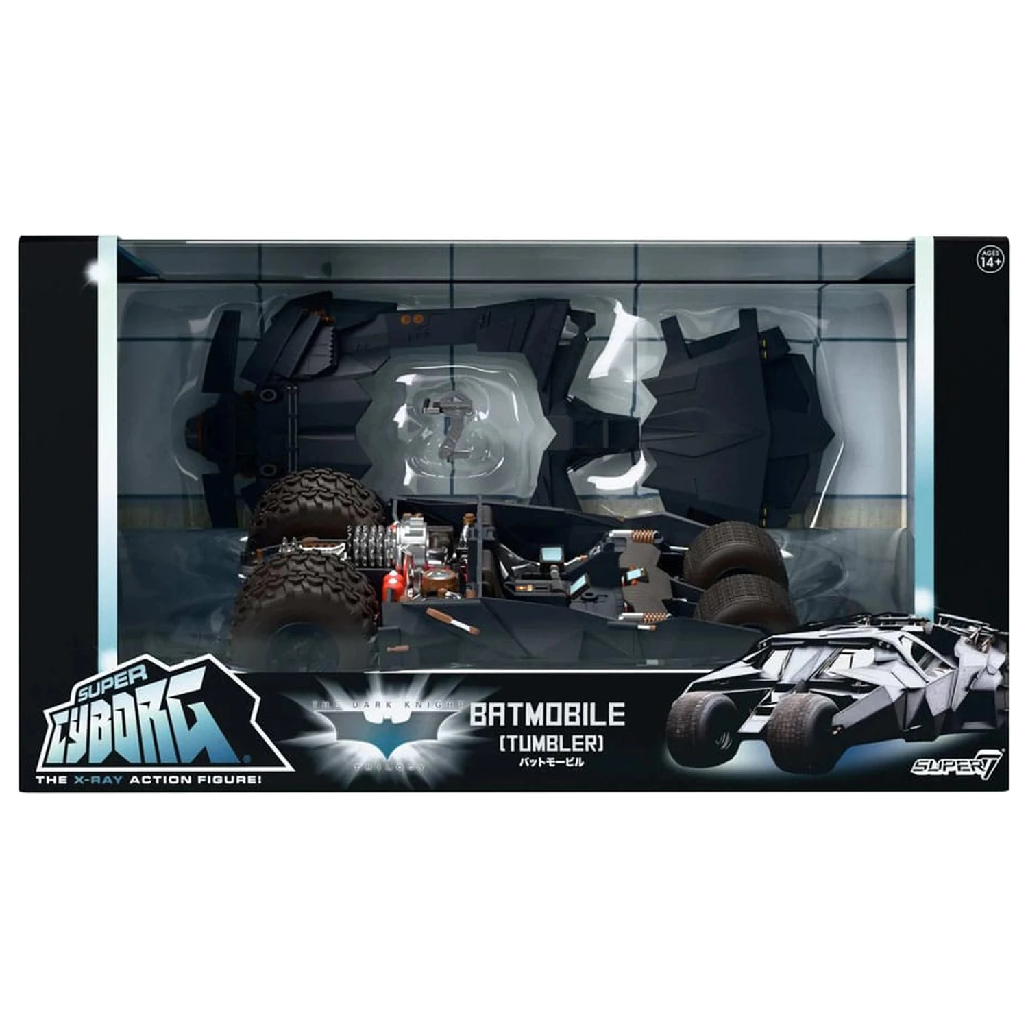 Batman 1989 Super Cyborg Vozilo Batmobile Tumbler (Polna Barva) 33 cm fotografija izdelka